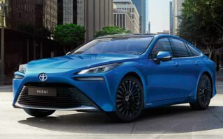 Waterstof auto van het merk Toyota